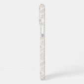 Luxury Minimal Botanical Pattern iPhoneケース (左側面)