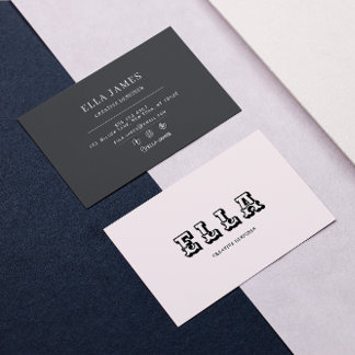 Luxury Minimal Business Card for Professionals 名刺