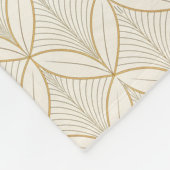 Luxury Minimal Geometric Seamless Pattern フリースブランケット (角)