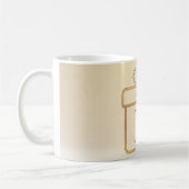 Luxury Minimal Golden Gift Icon Christm Mug, 11 oz コーヒーマグカップ (左)