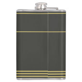 Luxury minimal Modern monogram フラスク (裏面)