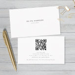 Luxury Minimalist QR Code Professional  名刺<br><div class="desc">Luxury Minimalist QR Code Professional Business Card</div>
