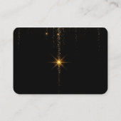 Luxury Modern Black and Gold Professional Business 名刺 (裏面)