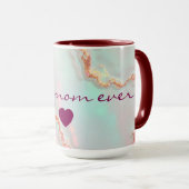 Luxury Modern Blush Pink Soft Mint Gold Collection マグカップ (正面右)