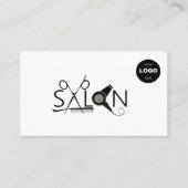 Luxury Modern Custom QR Code Beauty Business Card 名刺 (正面)
