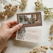 Luxury Modern Elegant Photo Layout Real Estate  名刺