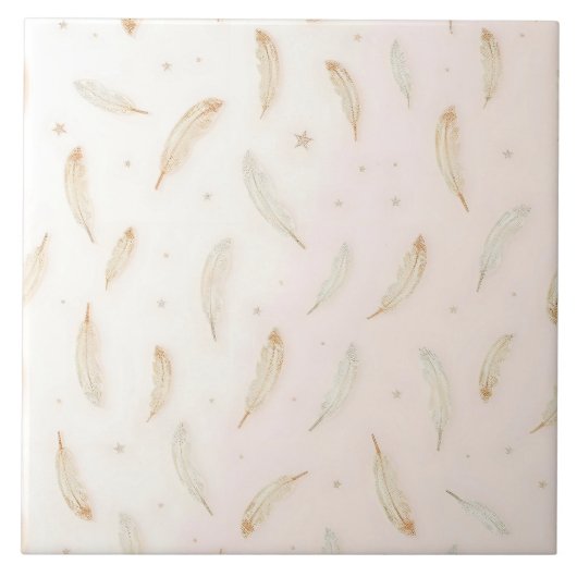 Luxury Modern Feathers Boho Collection タイル (正面)