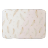 Luxury Modern Feathers Boho Collection バスマット (正面)