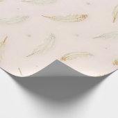 Luxury Modern Feathers Boho Collection ラッピングペーパー (角)