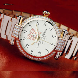 Luxury Monogram Elegant Initials Couple Names 腕時計