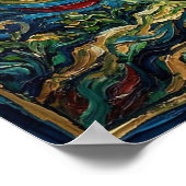 Luxury Monterrey Soccer Art 2026 City Stadium  ポスター (角)