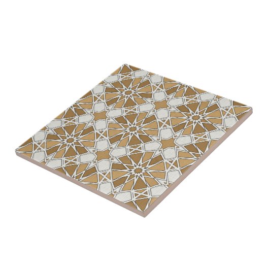 Luxury Moroccan Zellige Mosaic Pattern タイル (側面)