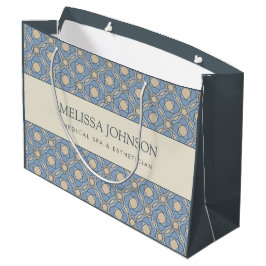 Luxury Mosaic Pattern Paper Gift Bag ラージペーパーバッグ