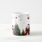 Luxury Mr. & Mrs. Snowman Color Changing Magic Mug モーフィングマグカップ (中央)