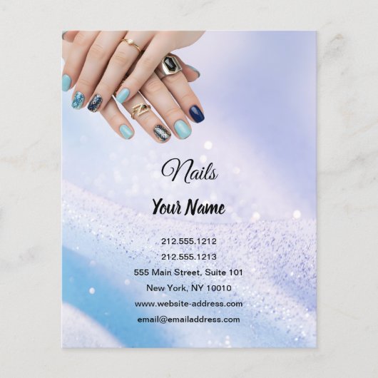 Luxury Nail Tech チラシ | ご注文ありがとうございます (正面)