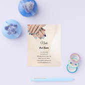 Luxury Nail Tech チラシ | QRコードをスキャン (シングル)