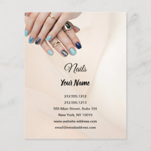 Luxury Nail Tech チラシ QRコードをスキャン