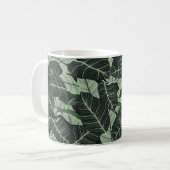 Luxury nature leaves background. Floral pattern, T コーヒーマグカップ (正面左)