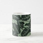 Luxury nature leaves background. Floral pattern, T コーヒーマグカップ (中央)