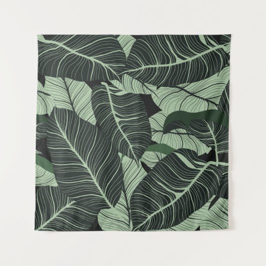 Luxury nature leaves background. Floral pattern, T タペストリー (正面)