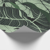 Luxury nature leaves background. Floral pattern, T ラッピングペーパー (角)