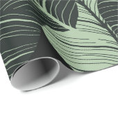 Luxury nature leaves background. Floral pattern, T ラッピングペーパー (ロールコーナー)