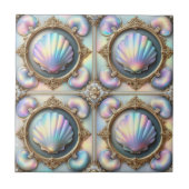 Luxury Nautical Decor | Opal Seashells Beach House タイル (正面)
