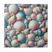 Luxury Nautical Decor | Opal Seashells Beach House タイル (正面)
