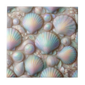 Luxury Nautical Decor | Opal Seashells Beach House タイル (正面)