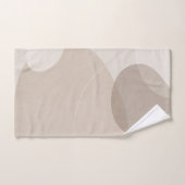 Luxury Neutral Beige Abstract バスタオルセット (ハンドタオル)
