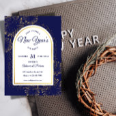 Luxury New Year’s Eve Party Invitation template 招待状