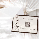 Luxury Old Money Brown Beige 出欠カード