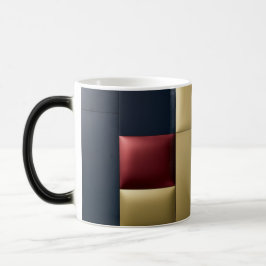 Luxury Padded Color-Block Navy Gold Morphing Mug モーフィングマグカップ