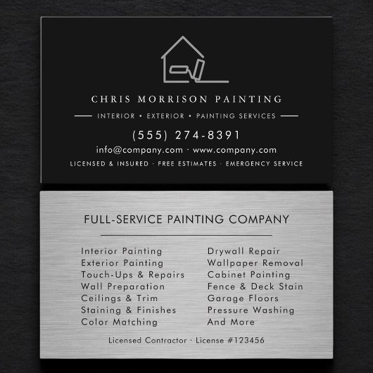 Luxury Painter Painting Contractor 名刺