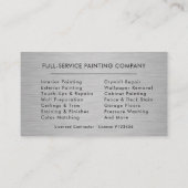 Luxury Painter Painting Contractor 名刺 (裏面)