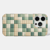 Luxury Pattern Case - Sage Green & beide plaid Case-Mate iPhoneケース (裏面 (横))