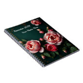 Luxury Peony Arabesque ノートブック (右側)