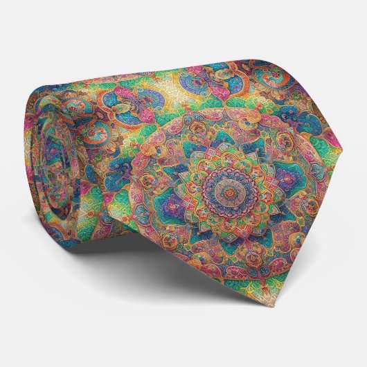 Luxury Persian Designer Style | Faux Silk Neck Tie ネクタイ (ロール)