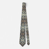 Luxury Persian Designer Style | Faux Silk Neck Tie ネクタイ (正面)