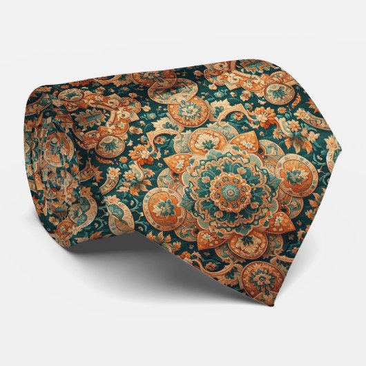 Luxury Persian Designer Style | Faux Silk Neck Tie ネクタイ (ロール)