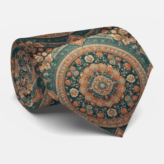 Luxury Persian Designer Style | Faux Silk Neck Tie ネクタイ (ロール)