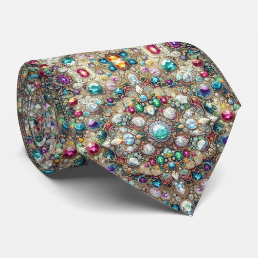 Luxury Persian Designer Style | Faux Silk Neck Tie ネクタイ (ロール)
