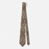 Luxury Persian Designer Style | Faux Silk Neck Tie ネクタイ (正面)