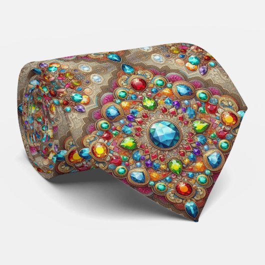 Luxury Persian Designer Style | Faux Silk Neck Tie ネクタイ (ロール)