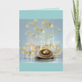 Luxury Personalized Easter Folded Card カード (正面)