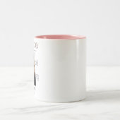 Luxury Personalized Mom Magazine Cover ツートーンマグカップ (中央)