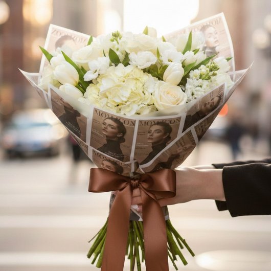 Luxury Personalized Mom Photo Custom ラッピングペーパー