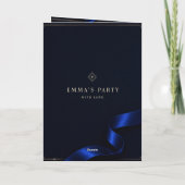 Luxury Personalized Party Invitation Card シーズンカード (裏面)