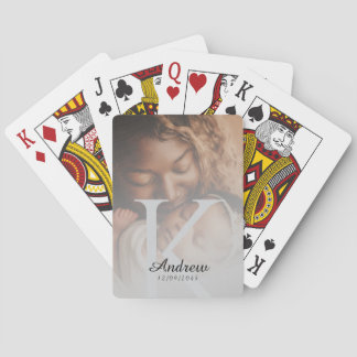 Luxury Personalized Poker Style Design with Photo トランプ