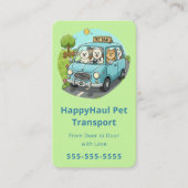 Luxury Pet Travel Concierge Pet Taxi Pet Chauffeur 名刺 (正面)